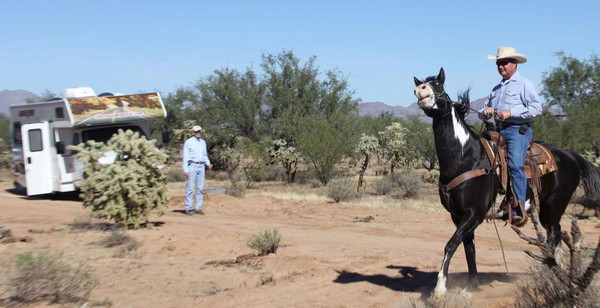 man on horse