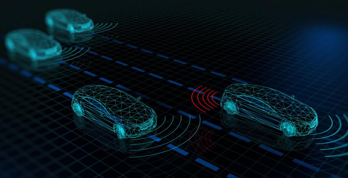 graphic showing radar waves