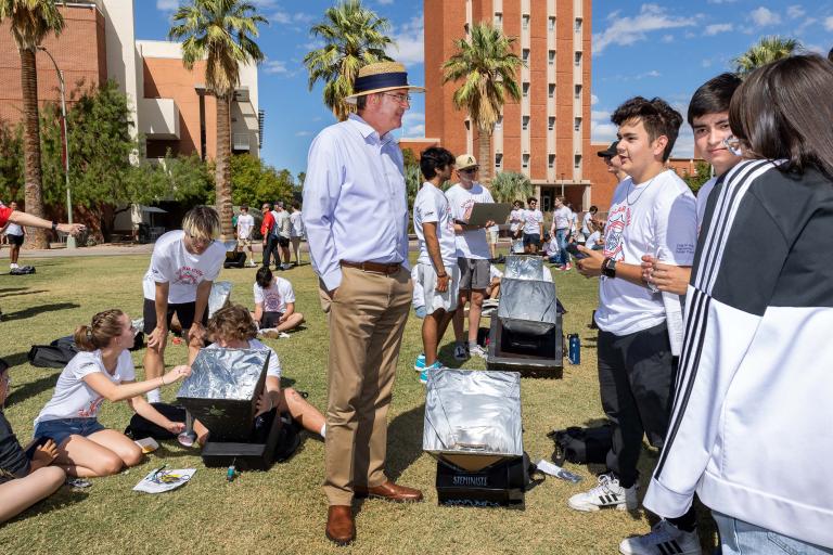 Participants at the 2023 Solar Oven Throw Down