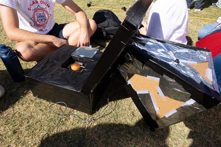 Participants at the 2023 Solar Oven Throw Down