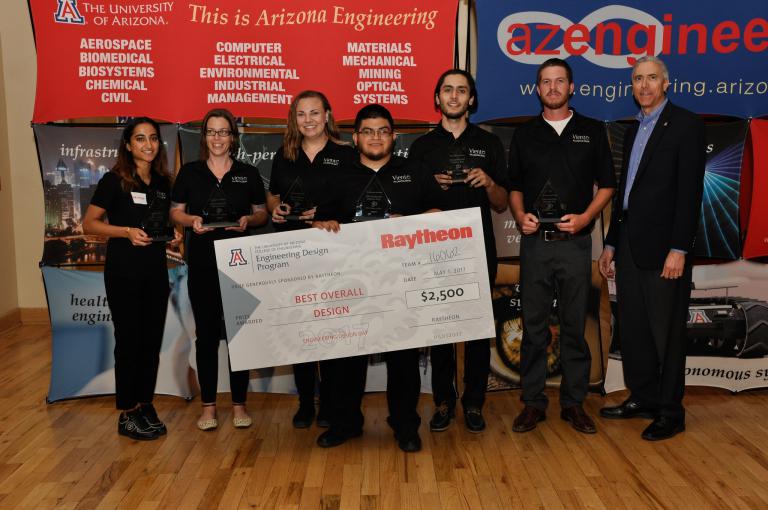 Congratulations to Team 16062, winners of the Raytheon Best Overall Design Award!