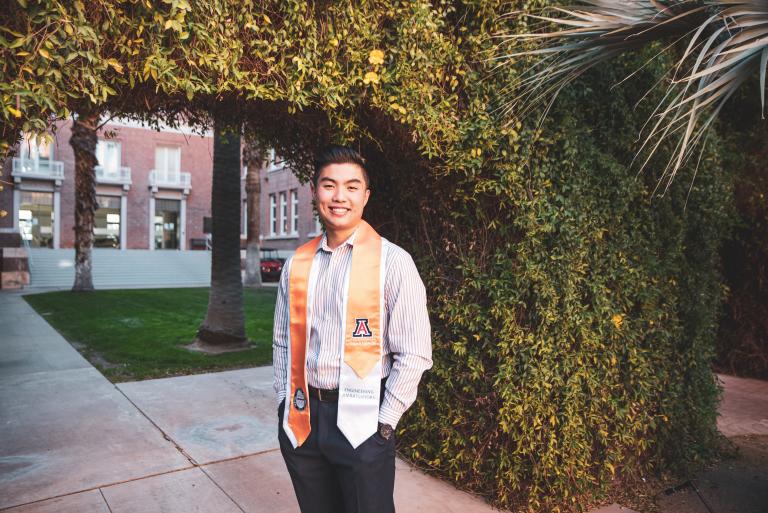 Brandon Nguyen, outstanding senior in biomedical engineering