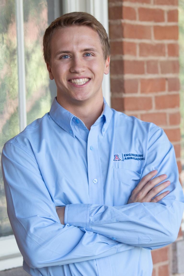 Drew Jenkins, outstanding senior in civil engineering