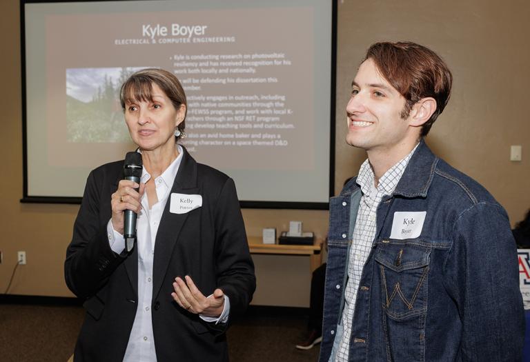 Kelly Potter and Kyle Boyer.