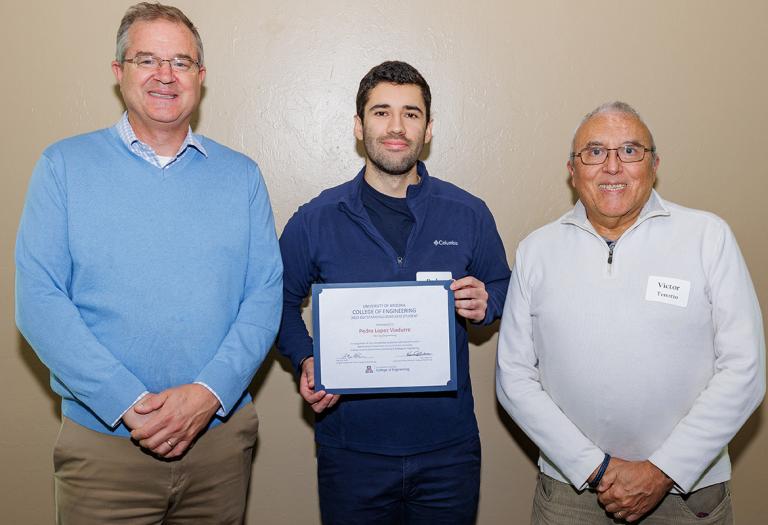 Dean David Hahn, Pedro Lopez Viadurre and Victor Tenorio.