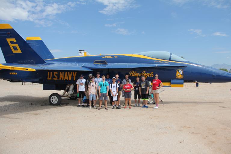 Aerospace engineering field trip to Pima Air & Space Museum