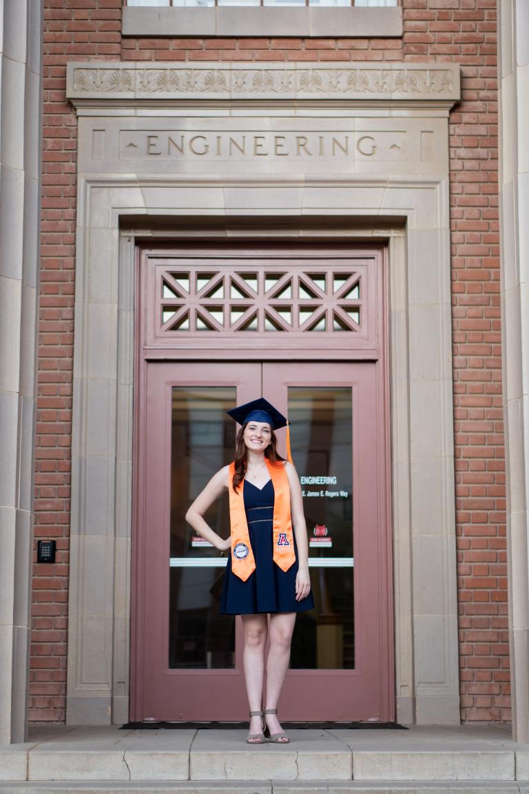 Elizabeth Seader, outstanding senior in engineering management