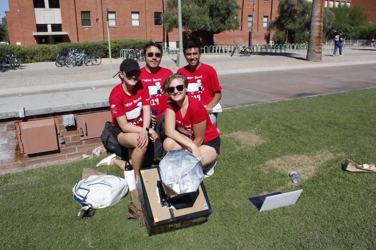 Team Fluff n Stuff: Lauren McCaffrey, Julio Trejo, Kelsey Graves and Jimmy Bordner.