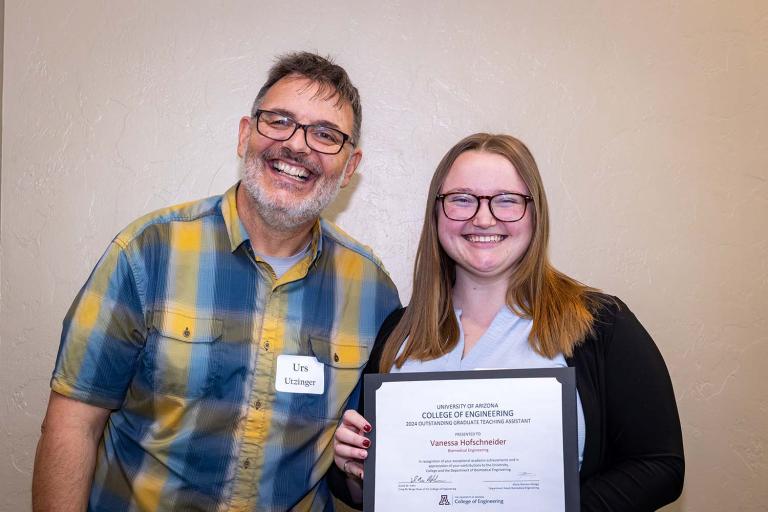 Urs Utzinger and Vanessa Hofschneider