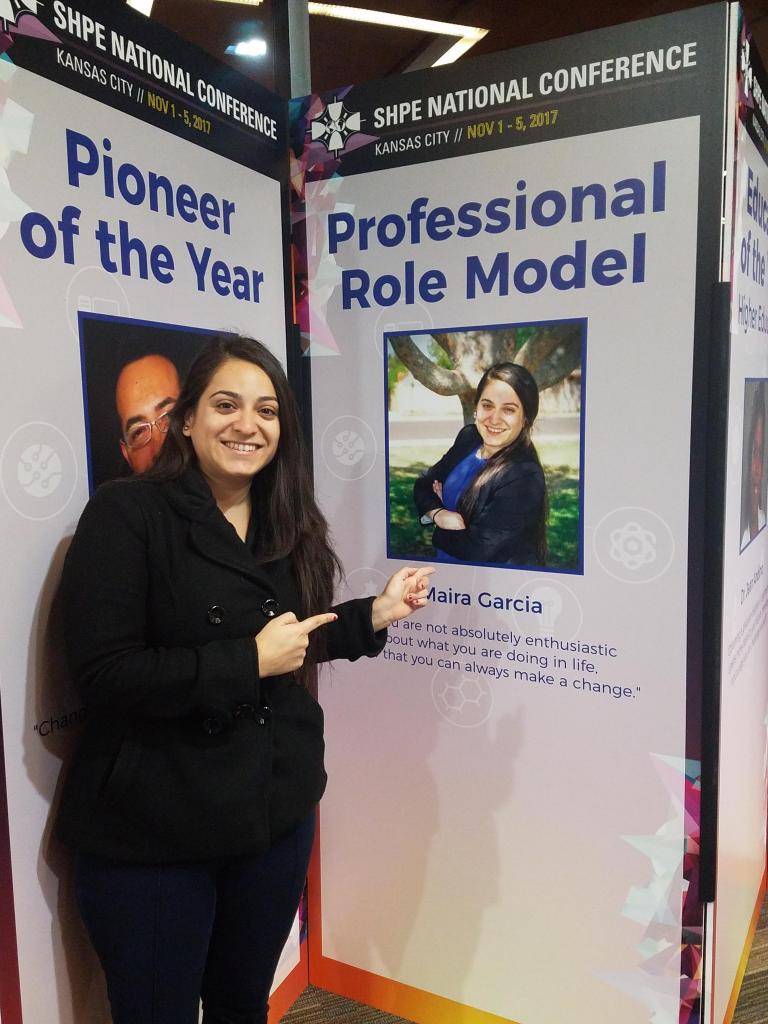 Garcia at a SHPE Convention
