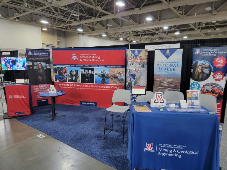 a conference booth