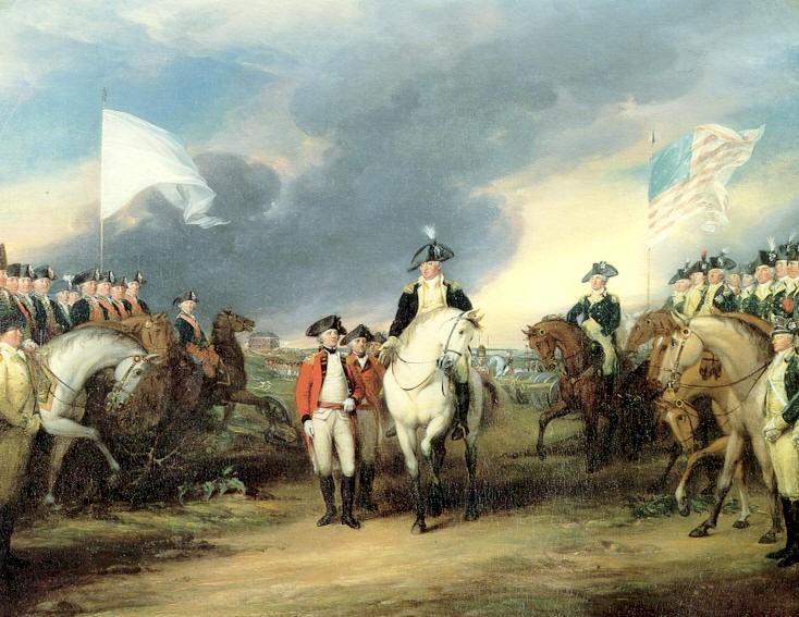 painting of revolutionary war