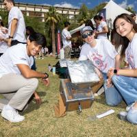 Participants at the 2023 Solar Oven Throw Down