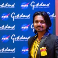 Athip Thirupathi Raj attends the Space Tech Catalyst award ceremony