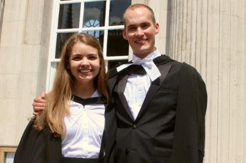 Jeannie Wilkening and Travis Sawyer in Cambridge