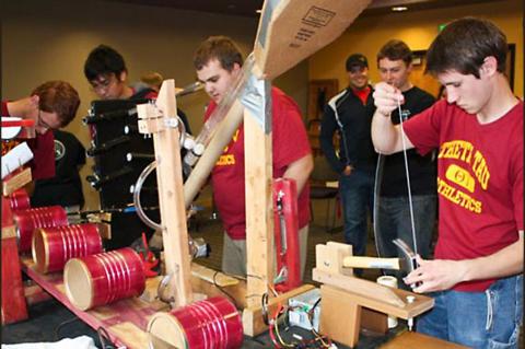 students in lab