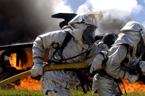 air force fire fighters