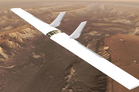 Martian sailplane