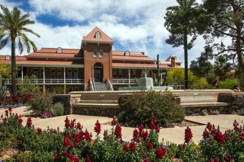 Old Main building on the UA campus.